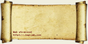 Josif Brošković vizit kartica